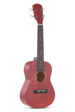 Miguel Almeria ukulele da concerto in tiglio, finitura opaca colorata