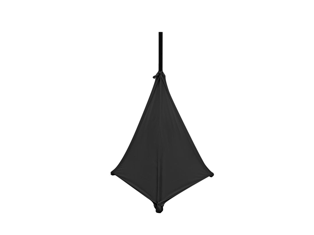 EUROLITE Set sfera a specchi 30cm nera con stand e cover nera per treppiede