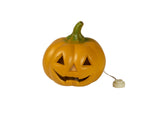 Zucca di Halloween con LED 12cm