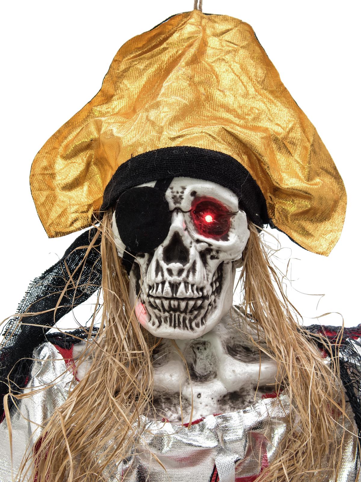 Halloween skeleton pirate, 170 cm