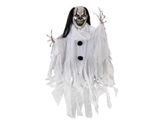 Figura di Halloween il clown Gildo, animata, 80 cm