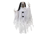 Figura di Halloween il clown Gildo, animata, 80 cm