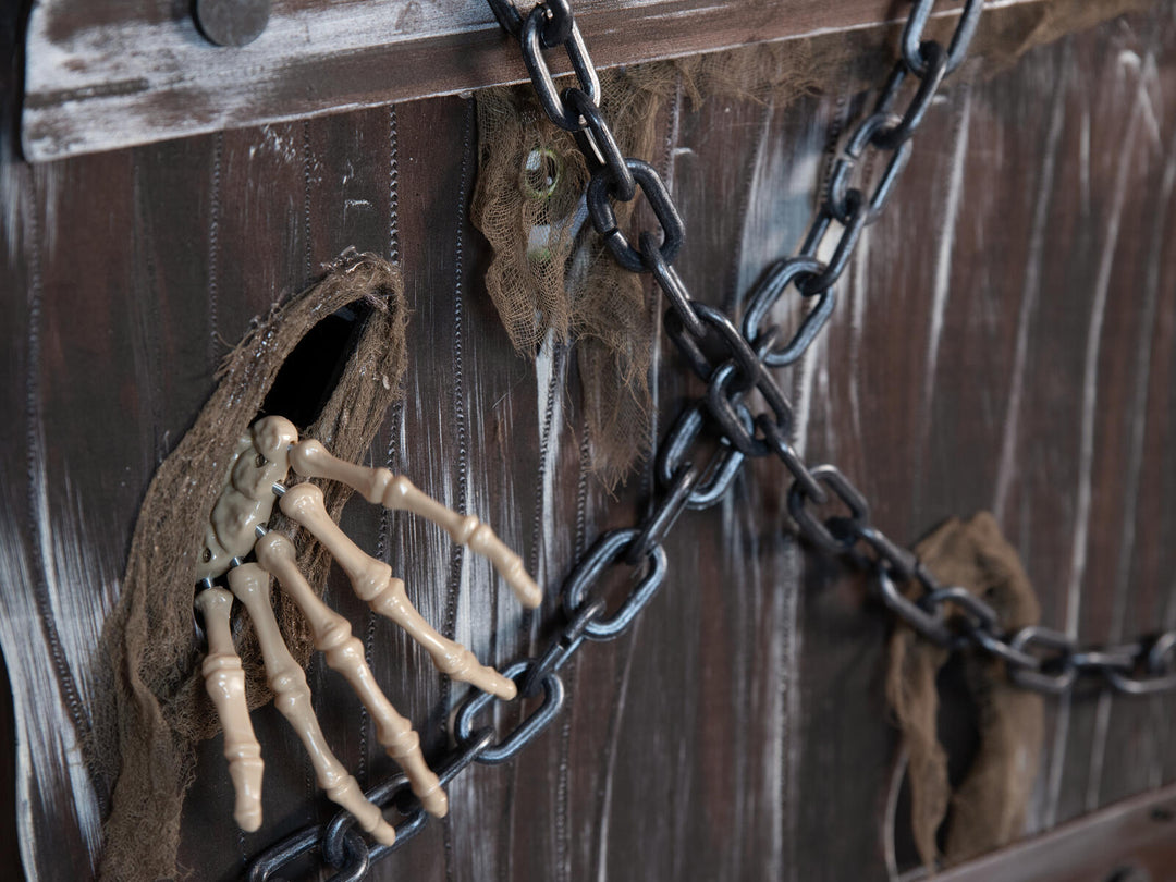 Halloween rædselskiste, animeret, 155 cm