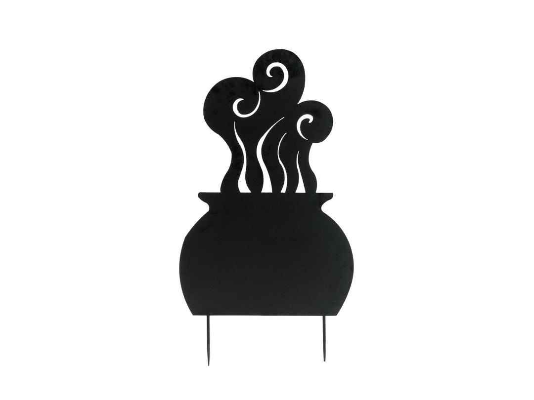 Calderone da strega in metallo, acciaio, 83 cm