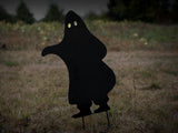 Silhouette metallica fantasma, acciaio, 75 cm