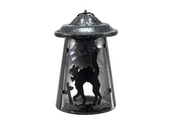 Lampada con motivo a gatto, 23 cm