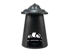 Lampada con motivo a gatto, 23 cm