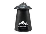 Lampada con motivo a gatto, 23 cm