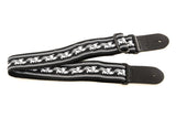 Ovation Signature tracolla per chitarra in nylon, Leaf, White/Black