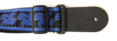 Tracolla per chitarra in nylon Ovation Signature, Leaf, Regal Blue/Black