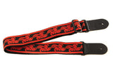 Ovation Signature tracolla per chitarra in nylon, Ruby Red/Black