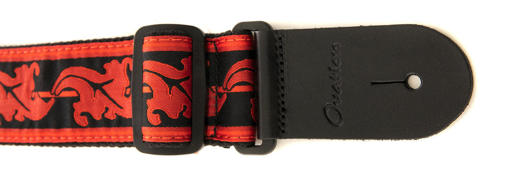 Ovation Signature tracolla per chitarra in nylon, Ruby Red/Black