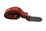 Ovation Signature tracolla per chitarra in nylon, Ruby Red/Black