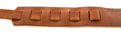 Ovation Premium tracolla per chitarra in pelle, Leaf, Wet Sand