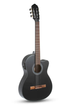 GEWA Chitarra classica E-Acoustic Student Cedar - E-Acoustic nera