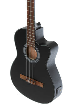 GEWA Chitarra classica E-Acoustic Student Cedar - E-Acoustic nera