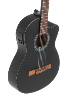 GEWA Chitarra classica E-Acoustic Student Cedar - E-Acoustic nera