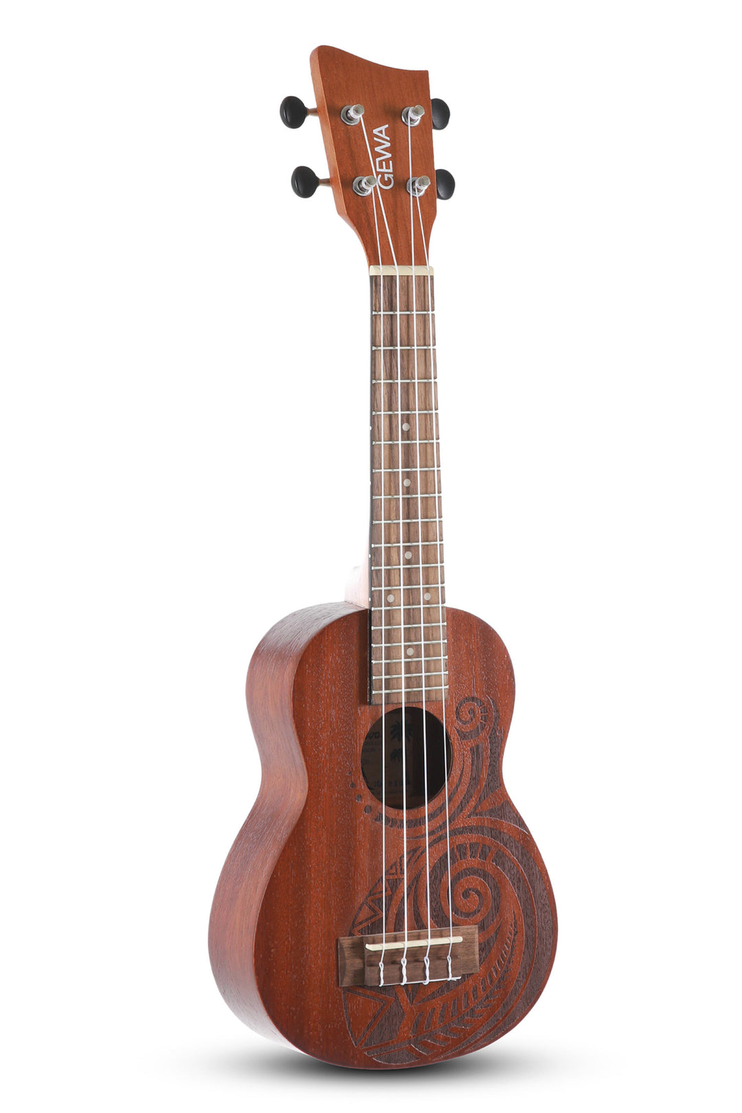 GEWA ukulele soprano Manoa Tattoo - Soprano (Maori Design)