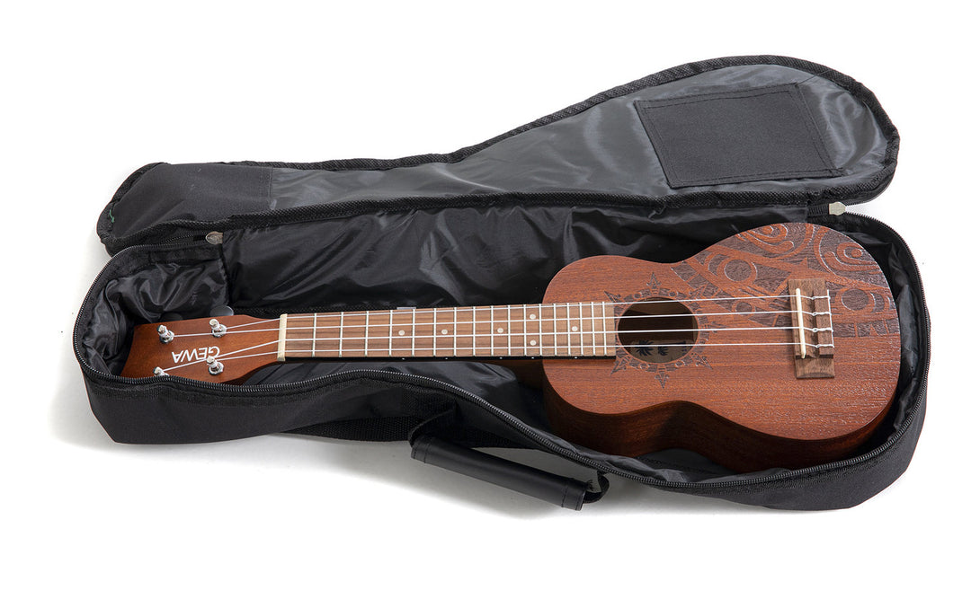 GEWA Ukulele soprano Manoa Tattoo - Soprano (Design Inca)