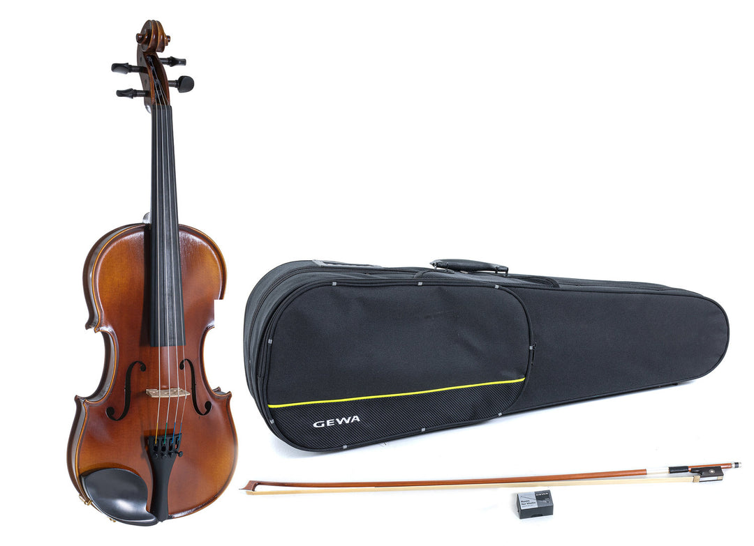 GEWA Violin Allegro - 3/4 (Pronto per suonare, incl. custodia sagomata, archetto in Massaranduba, corde Larsen Aurora, protetto per il trasporto)
