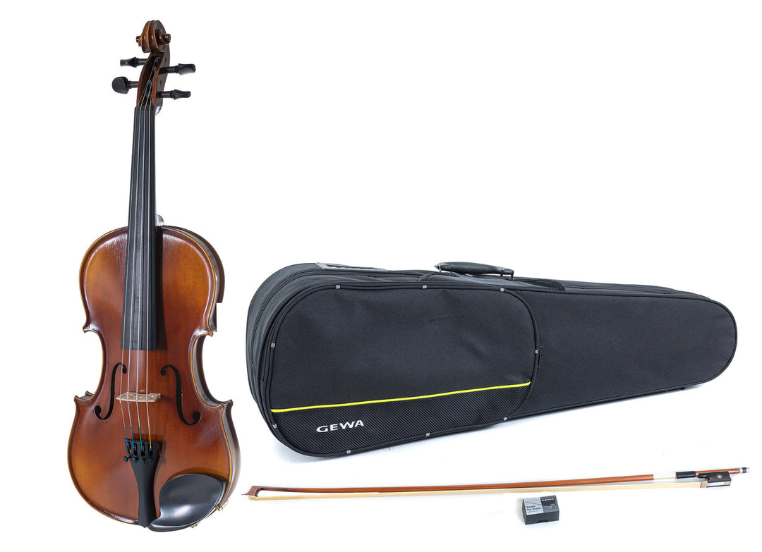 GEWA Allegro violino 4/4 per mancini, pronto per suonare, archetto in massaranduba