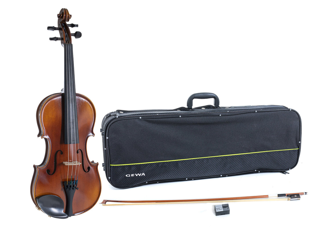 GEWA Violin Allegro - 3/4 (Pronto per suonare, incl. custodia per violino, archetto in Massaranduba, corde Larsen Aurora, protetto per il trasporto)