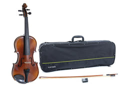GEWA Violin Allegro - 1/4 (Pronto per suonare, incl. custodia per violino, archetto in Massaranduba, corde Larsen Aurora, protetto per il trasporto)