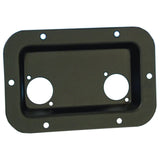 Adam Hall 8708 BLK Piastra Incassata per 2 Connettori Type-D
