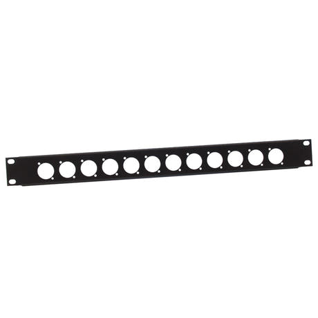Adam Hall 872213 Pannello Rack a U 1 Unità per 12 Chassis D-Type