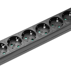 Adam Hall Strøm Presa multipla (Schuko) (5m)