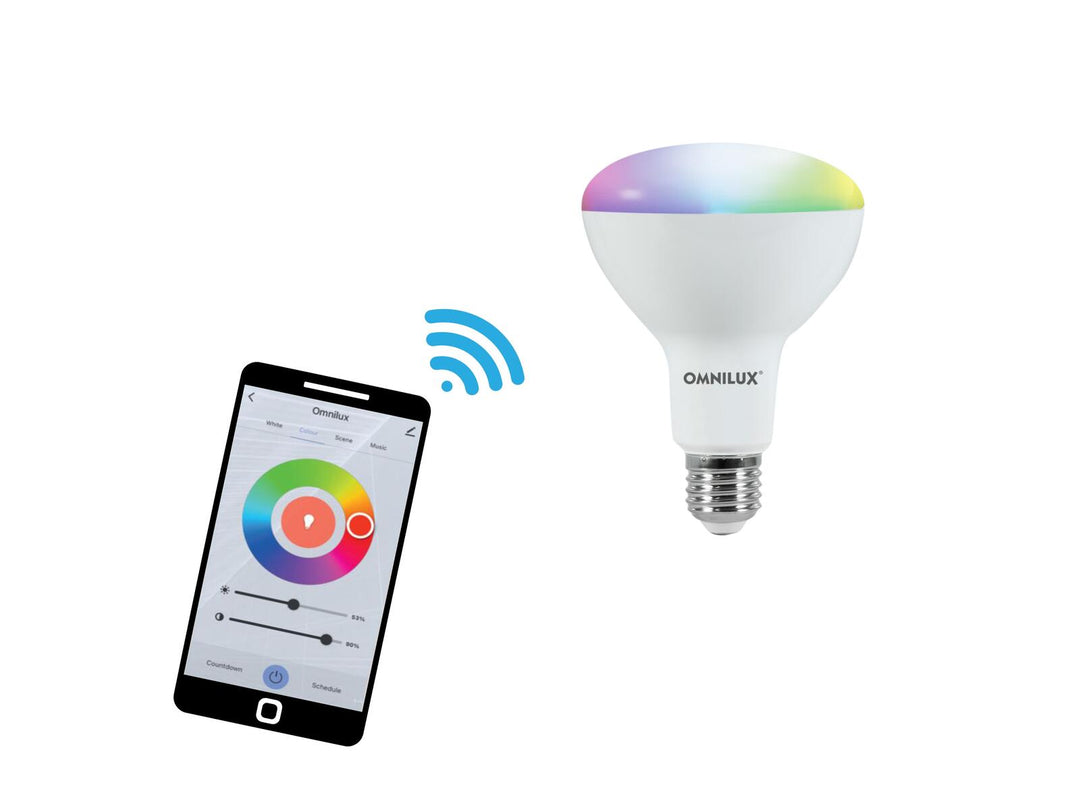 EUROLITE Set Faretto PAR-30 bk + LED PAR-30 RGB/WW/CW WiFi