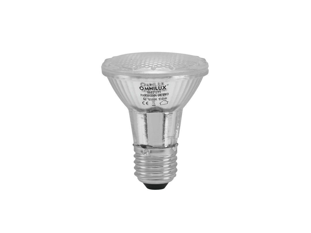 EUROLITE Set faretto PAR-20 bk + PAR-20 230V SMD 6W E-27 LED 6500K
