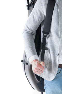 GEWA sistema di trasporto per custodia da Violoncello Air - fissaggio con 4 D-Rings