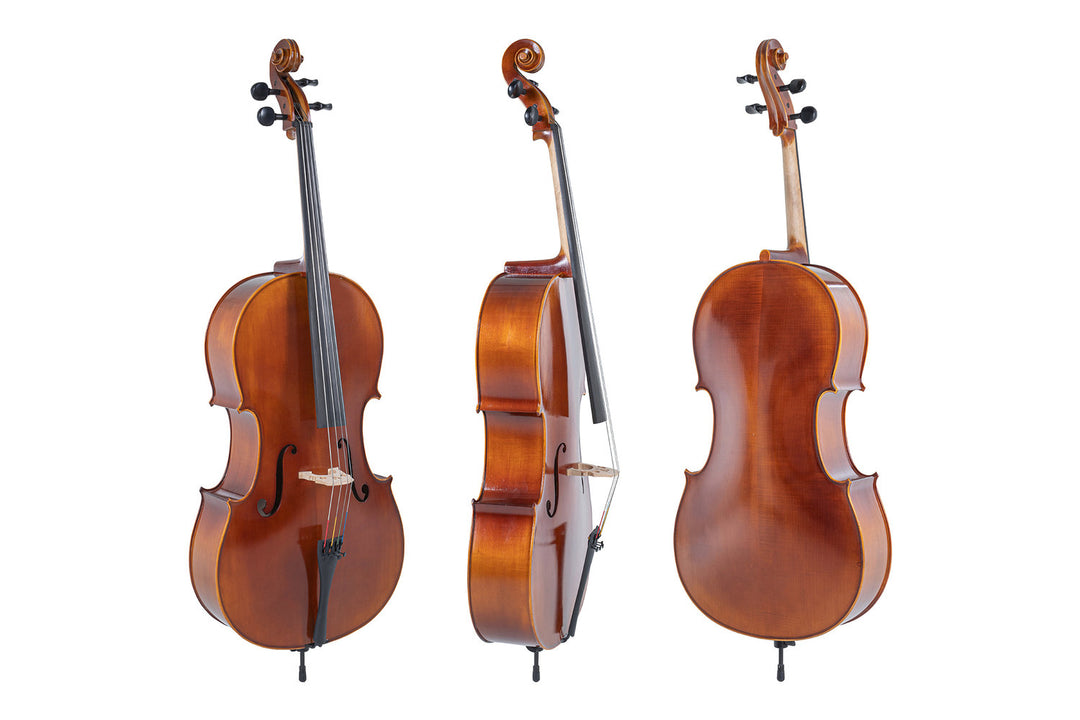 GEWA Cello Allegro - 4/4 (Ready to play incl. bag, carbon bow, Larsen Aurora strings)
