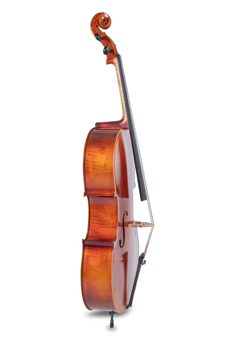 GEWA Violoncello Ideale - 4/4 (Pronto per suonare, incl. bag, archetto in carbonio, corde Larsen Aurora, fissato per il trasporto)