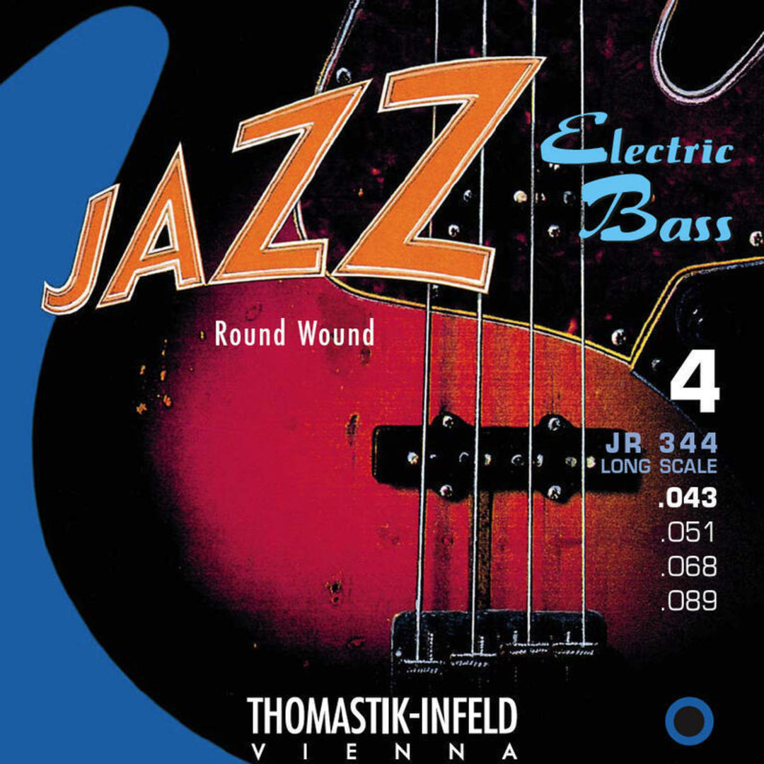 Thomastik-Infeld corde per basso elettrico Jazz Bass series nickel round wound roundcore - Set 4 corde (JR344)