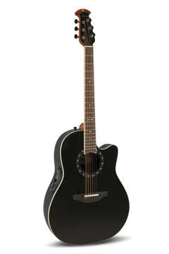 Ovation E-Acoustic Chitarre Standard Balladeer Deep Contour Cutaway - Black (2771AX-5-G)
