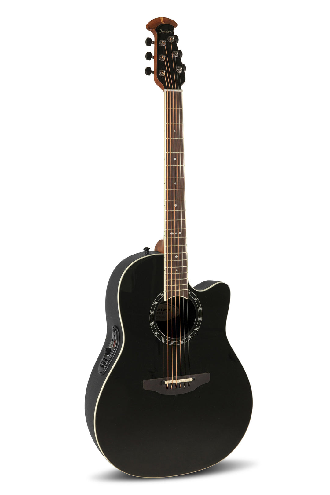 Ovation E-Acoustic Chitarre Standard Balladeer Deep Contour Cutaway - Black (2771AX-5-G)