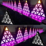 LIGHT4ME TRIANGIS LED effetto luminoso 64x2W RGBA a asse