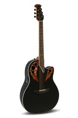 Ovation E-Acoustic Guitar Standard Elite Deep Contour Cutaway - Black (2778AX-5-G)