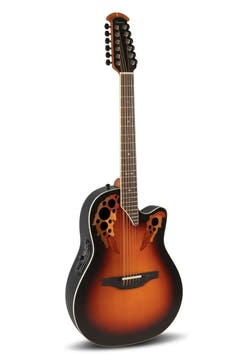 Ovation E-Acoustic chitarre Standard Elite Deep Contour Cutaway 12 corde - New England Burst (2758AX-NEB-G)