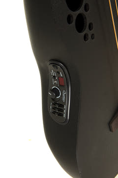 Basso acustico-elettrico Ovation Elite TX Mid Cutaway - Black Textured (B778TX-5-G)
