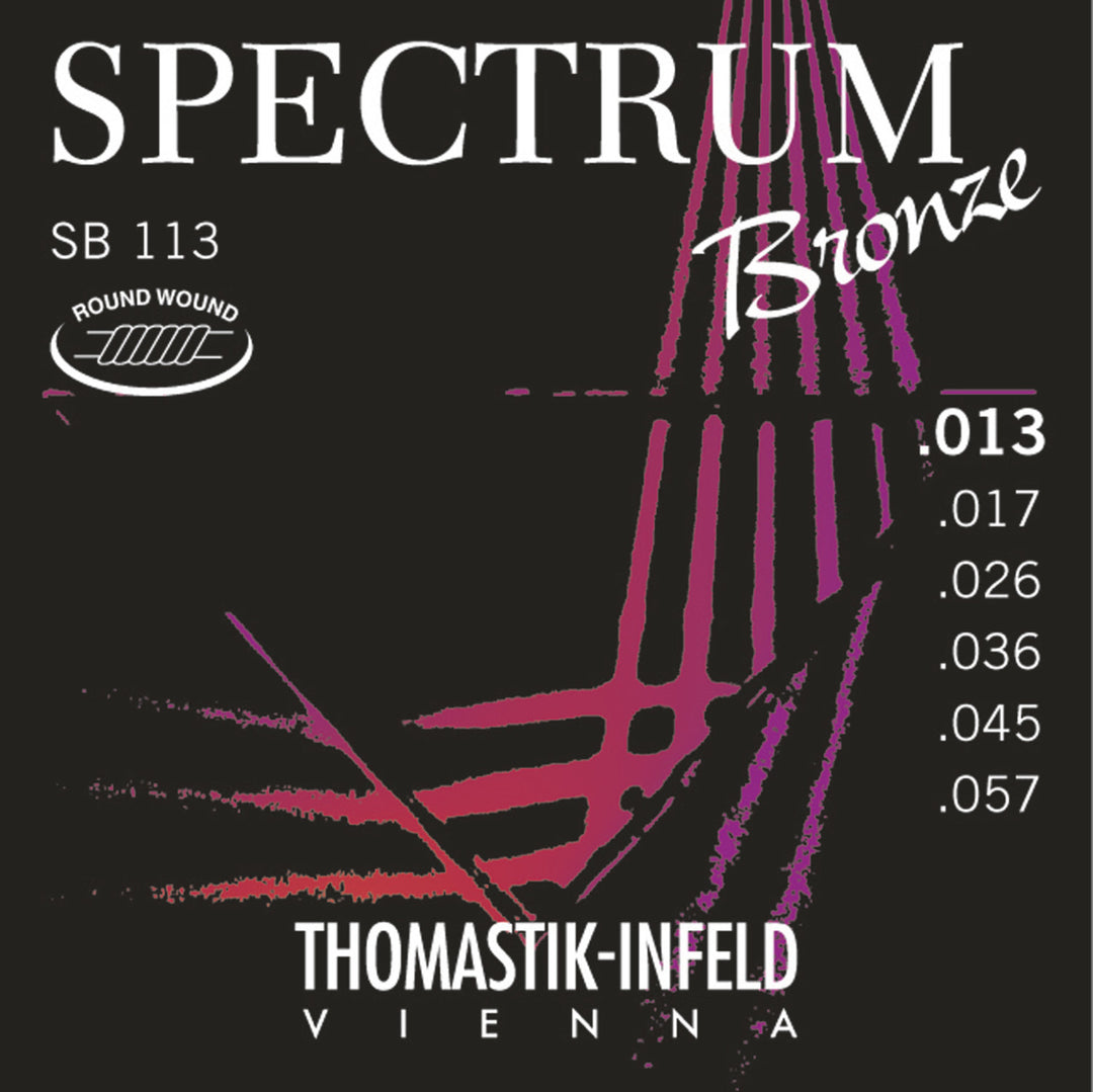 Corde Thomastik-Infeld per Chitarre acustica serie Spectrum Bronze - set (SB 113)