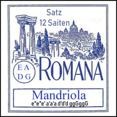 Corde Romana Mandriola - Set da 12 corde
