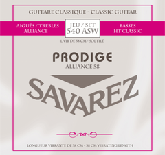 Savarez Strings for classic chitarre Prodige 38 Children's Guitar - 3/4-7/8 Carbon Gw (540ASW)