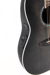 Ovation E-Acoustic Guitar Celebrity Standard Plus Mid Cutaway - Transparent Blackburst Flame (CS24P-TBBY-G)