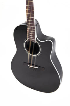 Ovation Chitarra elettrica acustica Celebrity CS Standard Mid Cutaway - Black (CS24-5-G)