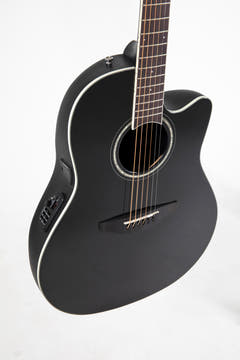 Ovation Chitarra elettrica acustica Celebrity CS Standard Mid Cutaway - Black (CS24-5-G)
