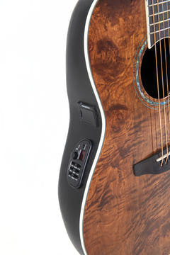 Ovation E-Acoustic Chitarre Celebrity Standard Plus Mid Cutaway - Nutmeg Burled Maple (CS24P-NBM-G)