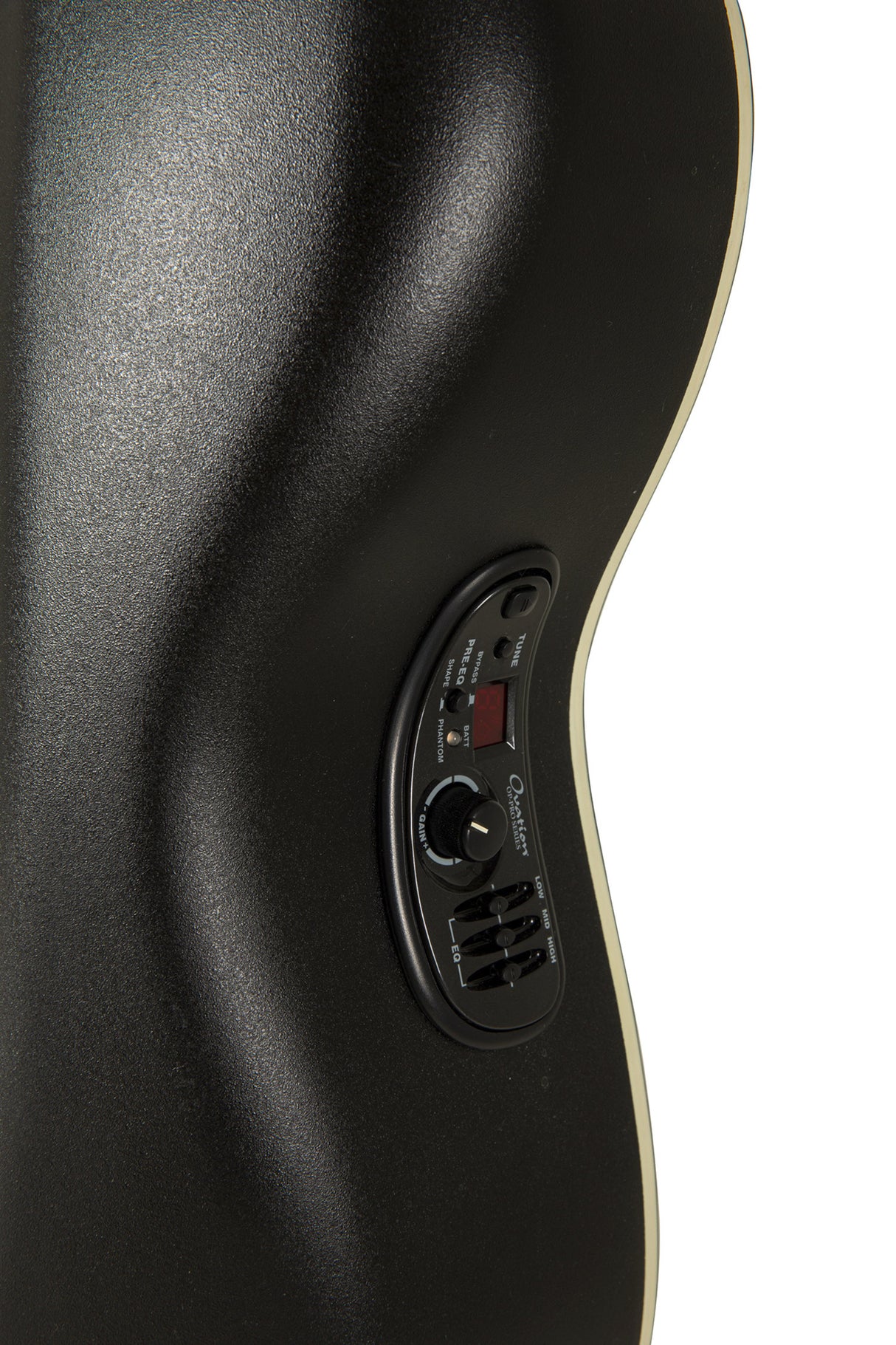 Ovation E-Acoustic Guitar Standard Balladeer Deep Contour Cutaway 12-string - Black (2751AX-5-G)